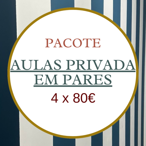 Pacote de aulas privada em pares (4x80€)